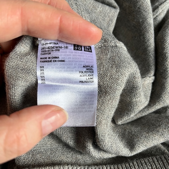 Uniqlo grey wool dress size L - Picture 13 of 13